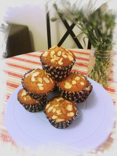 almond-cinnamon-honey-muffins